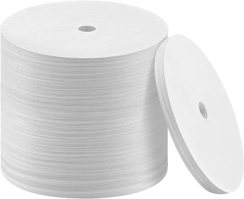 Miniatura 10 de 200 piezas de filtros de café en disco, filtros de café percolador natural de 3.5 pulgadas para cafetera percoladora y canasta de fondo plano