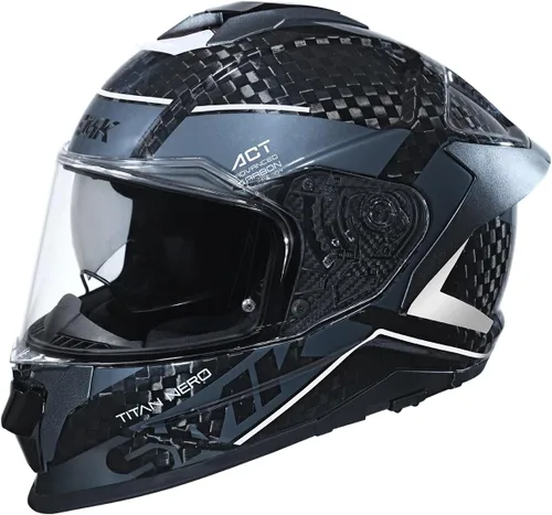 Miniatura 6 de SMK Helmets Titan Carbon Full Face Motorcycle Helmet