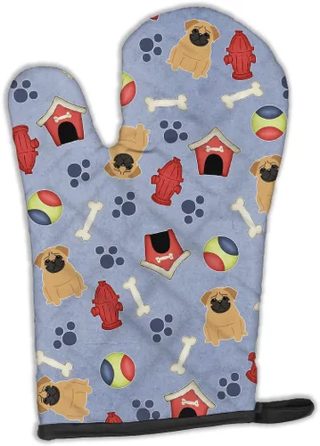 Miniatura 347 de Caroline's Treasures BB2732OVMT Dog House Collection Border Collie - Guante de horno grueso resistente al calor para sartenes calientes y horno