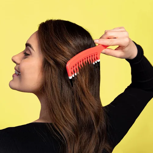 Miniatura 6 de Big Hair Tools - Peine de dientes anchos extra grande para cabello grueso, rizado, ondulado o largo, peine de ducha desenredante sin encrespamiento