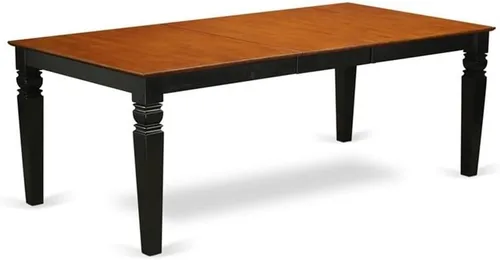 Miniatura 3 de Atlin Designs Juego de comedor de 7 piezas con mesa rectangular en color negro