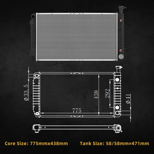 Miniatura 67 de DWVO Radiador compatible con Toyota RAV4 L4 2.0L 2.4L CU2403 2001 2002 2003 2004 2005