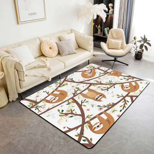 Miniatura 9 de Alfombra de yoga de 4 x 5 con mandala bohemia para sala de estar, dormitorio, espiritual zen, súper acogedora, alfombra decorativa para mujeres