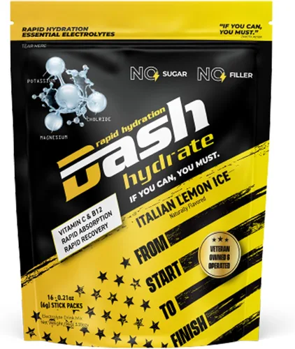 Miniatura 9 de Dash Hydrate Paquetes de mezcla de bebidas con electrolitos de hidratación rápida, absorción y recuperación rápida sin azúcar, activa la energía