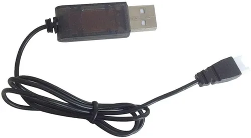 Miniatura 3 de ZEZEFUFU Cargador de cable USB RC LiPo Fuente de alimentación de batería Cable de carga para Syma X5 Series y Hubsan 107 Series Quadcopters (3.7V)