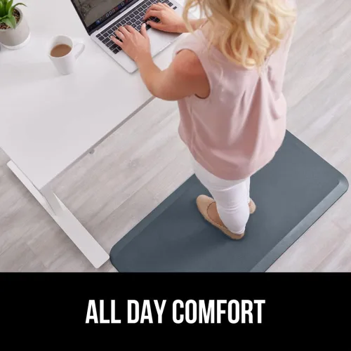 Miniatura 7 de GORILLA GRIP Alfombrillas de Cocina Cómodas y Acolchadas para Piso, Impermeables y Resistentes a las Manchas con Superficie Suave, Tapete Anti Carbón