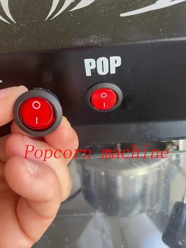 Miniatura 9 de 3pin 2position KCD1-105 0.787 in Diámetro Redondo Rojo RockerSwitches Cintas de correr, cafetera, cortacésped, soplador de nieve, chimeneas