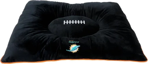 Miniatura 11 de NFL PET Bed - Cama de almohada de felpa suave y acogedora de Arizona Cardinals. Cama de fútbol para perros. Cama de colchón deportivo cálido