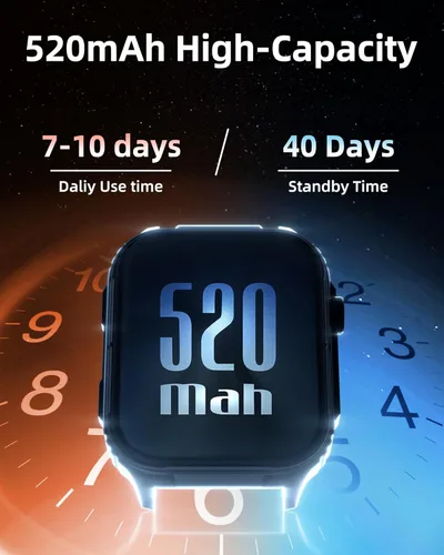 Miniatura 8 de Parsonver Smart Watch for Men Women GPS, 10-Day Battery Fitness Tracker with Bluetooth Calling, 100+ Sports Modes, Heart Rate, Sleep Monitor, Step