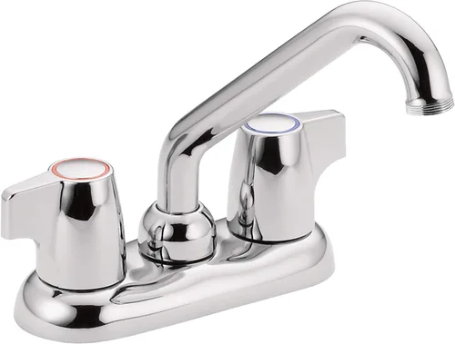 Moen 74998 Chateau - Grifo de lavabo con dos manijas y 4 pulgadas, cromado