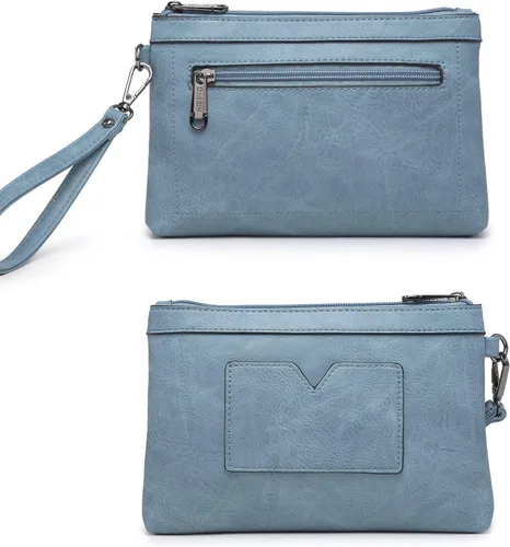 Miniatura 6 de Dasein Bolsos de mano para mujer, monederos con monograma, bolso grande para mujer, bolso de hombro, bolsa de trabajo con asa superior, juego de 2