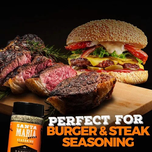 Miniatura 7 de Condimento Santa María (Sal Kosher, ajo, pimienta y hierbas). Ideal para chuletas, filete de flanco, pollo, toda la carne y hamburguesas. Sabor