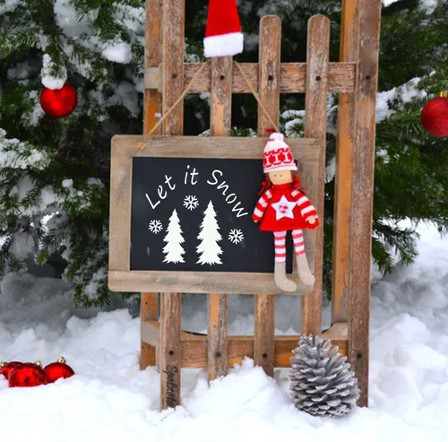 Miniatura 6 de YEAJON 25 plantillas pequeñas de Navidad de 3 x 3 pulgadas para pintar en madera, tela, papel, ventanas, tarjetas, adornos de bricolaje, plantillas