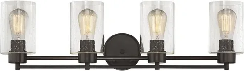 Miniatura 2 de Vidrio Sembrado Baño Luz Bronce 4 Lt