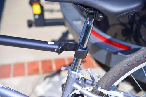 Miniatura 6 de Allen Sports Premier - Portabicicletas de liberación rápida para 5 bicicletas para enganche de 2 pulgadas, modelo QR555 y adaptador de barra