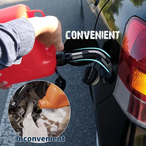 Miniatura 6 de Frienda Paquete de 8 dobladores de manguera de combustible para tanques de gasolina de carreras, jarras de gas, latas de aceite y tanque