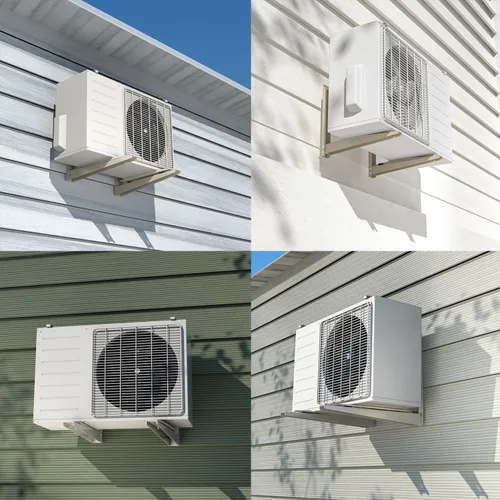 Miniatura 7 de Soporte de montaje en pared dividida plegable para mini split AC 7000 BTU a 12000 BTU