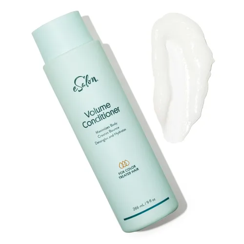 Miniatura 2 de eSalon Acondicionador de volumen para el cabello, 9 onzas líquidas, libre de crueldad, sin parabenos, añade cuerpo al cabello