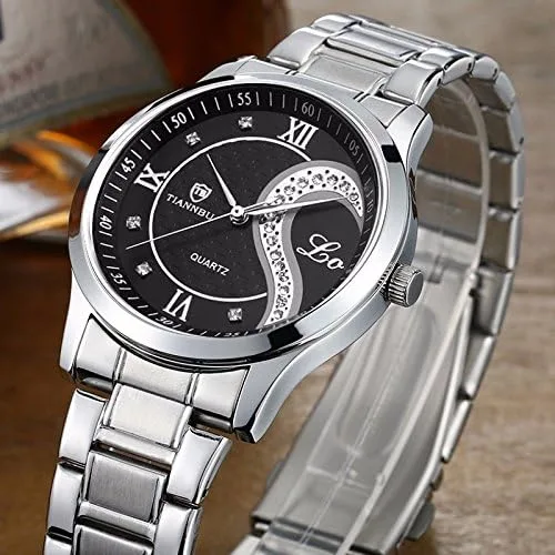 Miniatura 3 de Stainless Steel His and Hers Wrist Watches