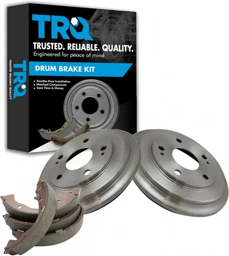 Miniatura 12 de Kit de tambor de freno y zapata ABS trasero TRQ Compatible con Subaru Forester Impreza