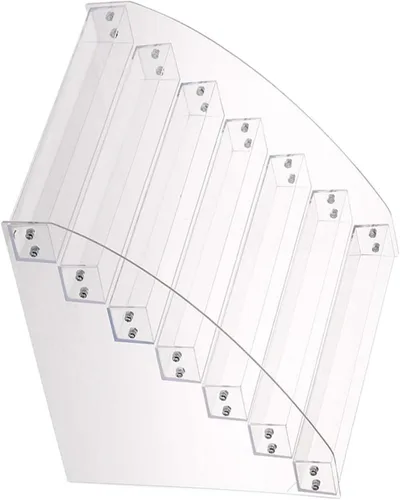 Miniatura 6 de Organizador de esmalte de uñas, bandeja de acrílico transparente para botellas de esmalte de uñas, soporte de mesa, soporte de almacenamiento