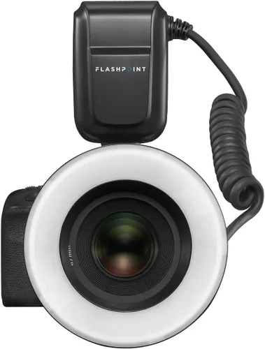 Miniatura 5 de Flashpoint MF-R76 TTL Macro Ring Flash para cámara Sony, ajuste de potencia, tiempo de reciclaje de 0.1-1s, anillo macro flash de 76 W alimentado