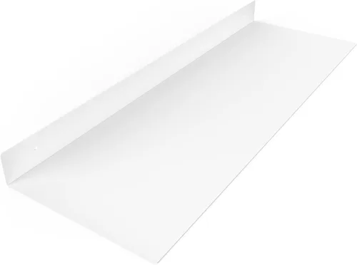 Miniatura 24 de Estante Flotante Lineal Hecho en EE.UU. - Acero Forjado Fabricado en EE.UU. - Estante Industrial de Metal de Servicio Pesado Montado en Pared