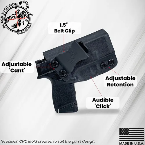 Miniatura 4 de Funda de perfil completo IWB para Canik Mete MC9 Negro