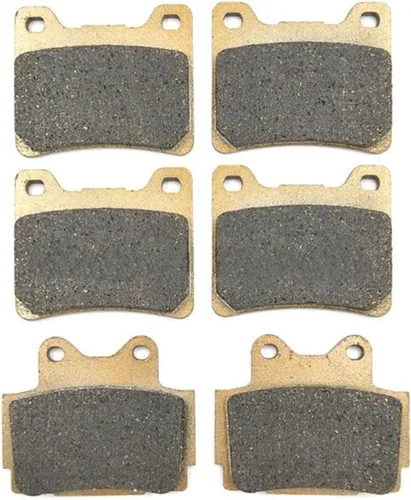 Miniatura 5 de Pastillas de freno de disco para Yamaha FZ 600 FZ600 S/T/U 1987 1988 motocicleta delantero/trasero pastillas accesorios (color : 1 par delantero)