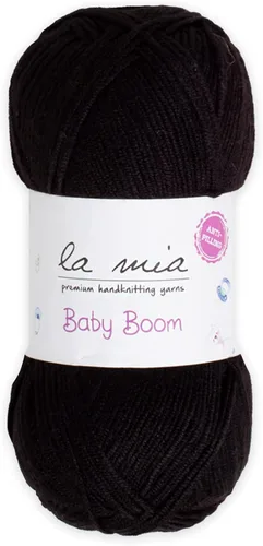 Miniatura 72 de 1 madeja La Mia Baby Boom, hilo acrílico 100% antipilling para tejer y ganchillo para tejer y ganchillo, 3.53 oz (3.5 onzas) / 820.2 ft