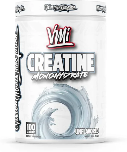 VMI Sports Monohidrato de creatina en polvo masa muscular – Fuerza – Tamaño – Potencia | 0.18 oz por porción (100 porciones, sin sabor)