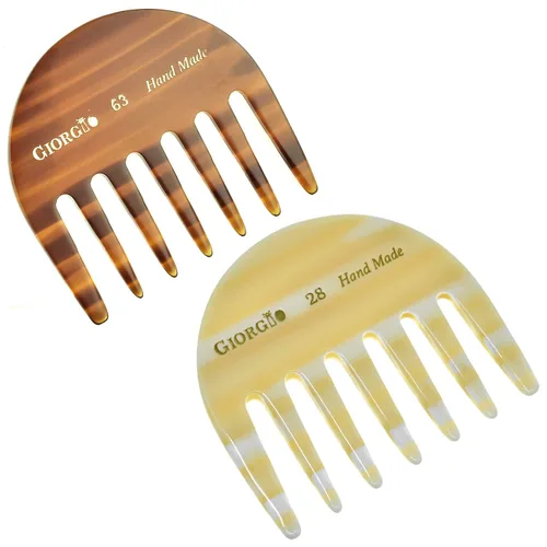 Miniatura 18 de Giorgio G63 - Peine desenredante de dientes anchos, peine de bolsillo y viaje para cabello grueso, desenredante de cabello para el cuidado diario