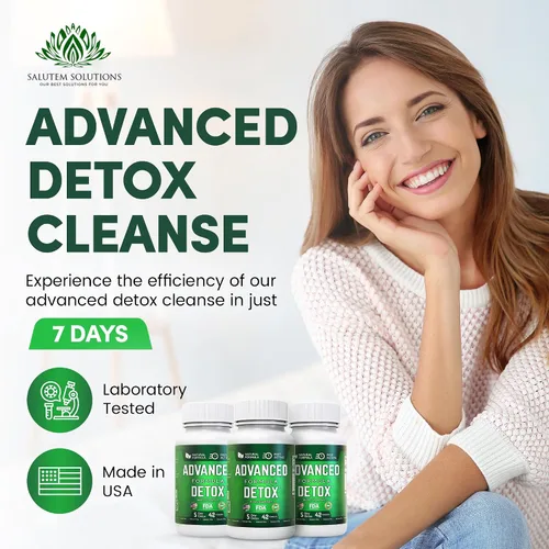 Miniatura 8 de Starfit - Salutem Vita Advanced Detox Cleanse, desintoxicación natural y limpieza con cardo mariano, regaliz en polvo y más, desintoxicación
