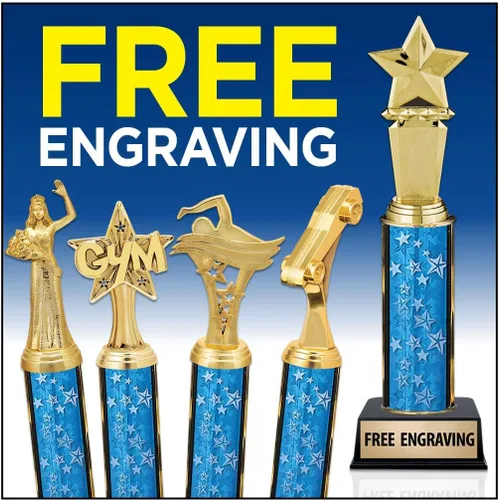 Miniatura 4 de Crown Awards Trofeo de esgrima de 11", trofeos de esgrima con texto personalizado
