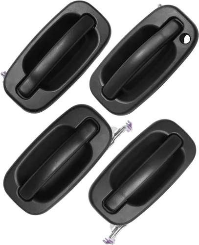 Miniatura 16 de Manija de puerta exterior sin llave, compatible con Chevy Silverado Suburban Tahoe Avalanche 1999-2007, GMC Sierra Yukon, Cadillac Escalade, lado