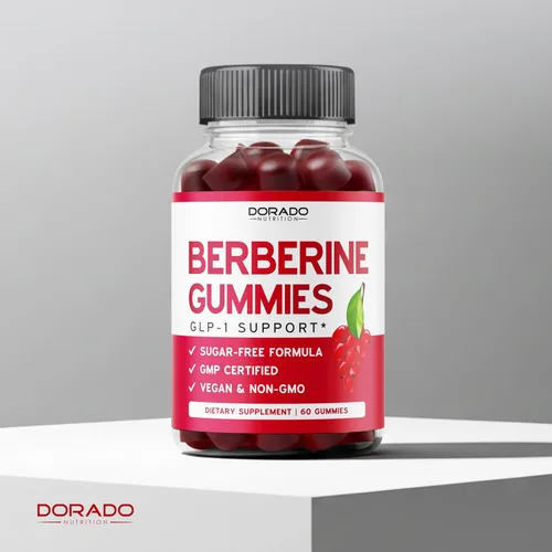 Miniatura 5 de Gomitas de berberina con canela de Ceilán (1.200 mg) Suplemento de berberina de Ceilán y canela de Ceilán sin azúcar prémium para adultos, probado
