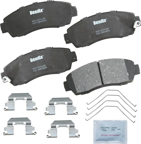 Miniatura 86 de Pastillas de freno delanteras cerámicas Bendix Priority1 CFC2302 para Hyundai Elantra 2021, Sonata 2022-2020, Kia K5 2023-2021
