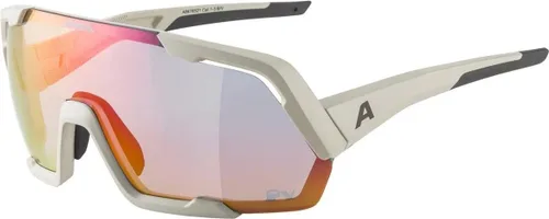 ALPINA Gafas de ciclismo espejadas, polarizadas y fotocromáticas para hombres y mujeres, 100% protección UV, Rocket QV
