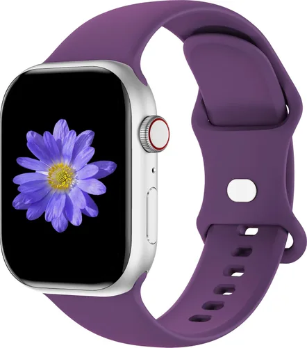 Correas deportivas compatibles con Apple Watch de 1.65, 1.73, 1.77, 1.77, 1.61, 1.49, 1.57 y 1.73 pulgadas, para mujeres y hombres, correa de Púrpura