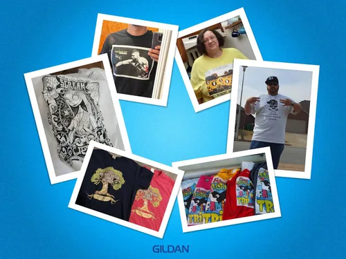 Miniatura 6 de Gildan Camisetas personalizadas Camiseta unisex de cuello redondo Personaliza tu imagen, texto y foto Hombre, Mujer Adulto