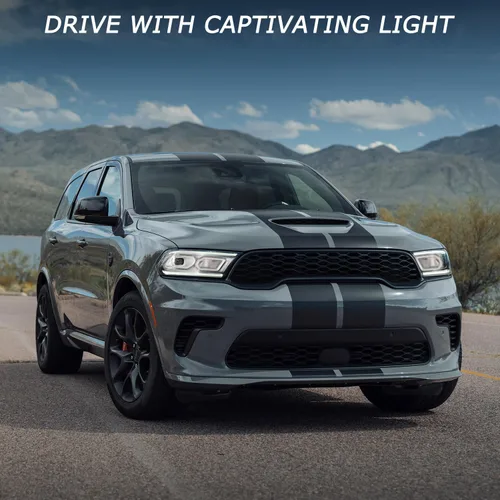 Miniatura 7 de Conjunto de faros LED cromados para Dodge Durango 2021 lado derecho del pasajero