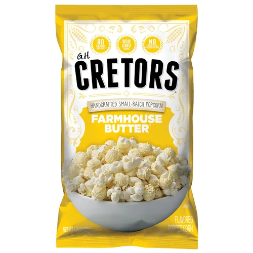 G.H. Cretors Mantequilla de granja de palomitas de maíz, 12 unidades, 4.5 oz