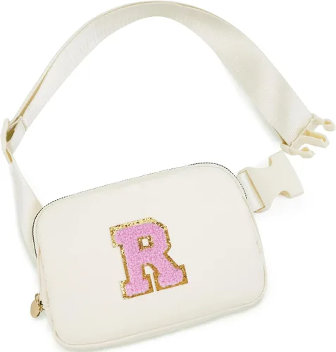 Miniatura 131 de Bolsa de cinturón para niñas y mujeres, bolsas cruzadas, riñonera, riñonera personalizada, Negro, Small