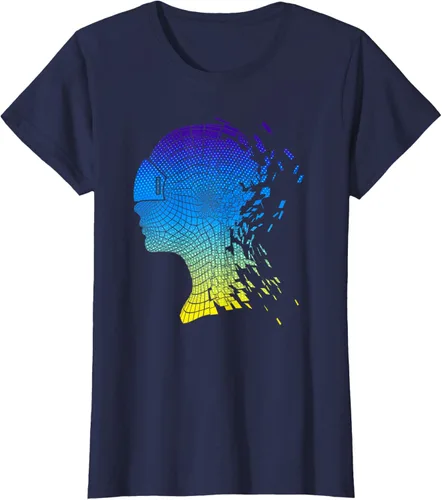 Miniatura 13 de Camiseta con diseño de auriculares de realidad virtual de VR Fans, Negro, S