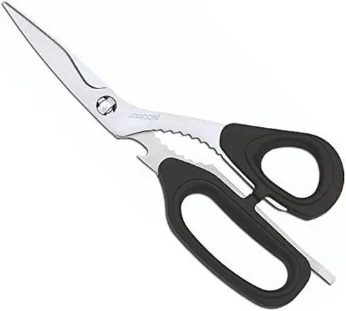 Miniatura 8 de Arcos Tijeras de cocina de acero inoxidable de 8 pulgadas. Tijeras para uso en carne. Mango de polipropileno y hoja de 8.465 in. Serie Prochef.