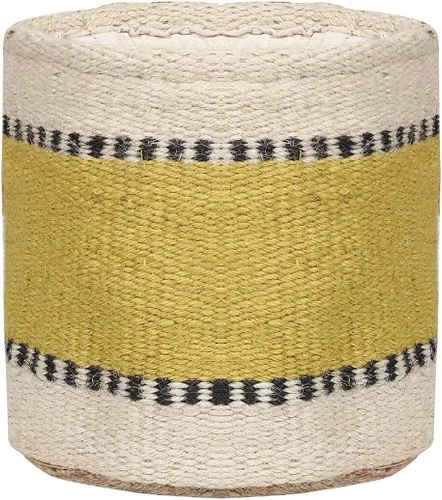 Miniatura 19 de Cesta de Maceta de Yute Resistente, Cesta Tejida Moderna, Maceta para Flores, Maceteros de Interior para Suelo, Cesta Organizadora de Almacenamiento