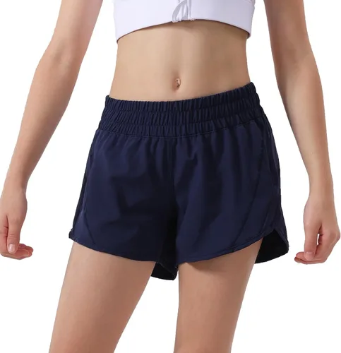 Miniatura 2 de Aurefin Pantalones cortos deportivos para niñas, pantalones cortos de secado rápido para niños, adolescentes y niñas, pantalones cortos deportivos