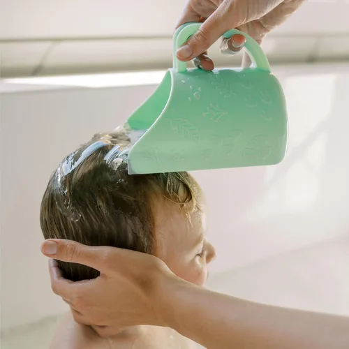Miniatura 10 de Dr. Brown's CleanUp Dino-Pour - Taza de enjuague de baño para bebés, sin lágrimas, para bebés y niños pequeños, sin BPA