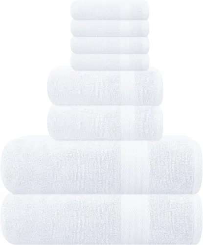 Miniatura 119 de GLAMBURG - Juego de 12 toallas faciales ultrasuaves de 13 x 13 pulgadas, 100% algodón, duraderas y altamente absorbentes, ideales para baño, cocina