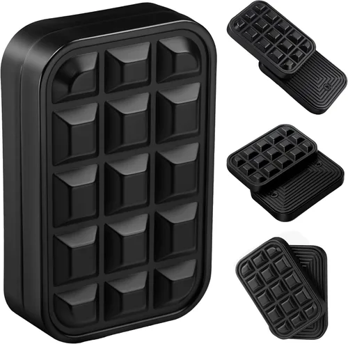 Miniatura 9 de Juguete giratorio 3 en 1 para adultos, deslizador de metal, con clicker, magnético para hombres adultos, juguete de escritorio de oficina, alivio